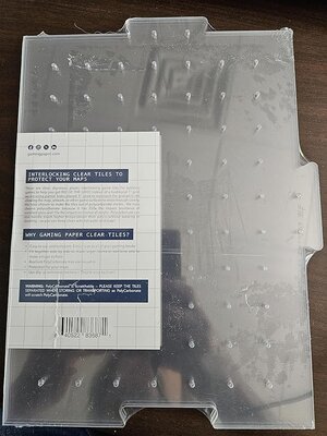 Gaming Paper Clear Tiles for Tabletop RPG 4 Pack - Image 4