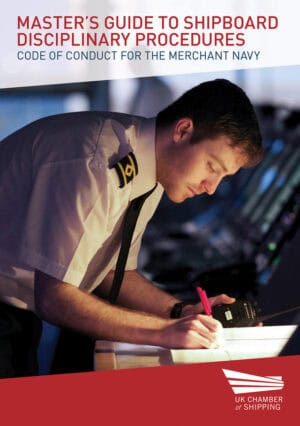 Master’s Guide to Shipboard Disciplinary Procedures Code of Conduct for the Merchant Navy Book cover