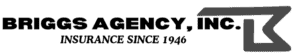 Property and casualty insurance agency used PeakSend AI for lead development and appointment setting - Briggs Agency logo