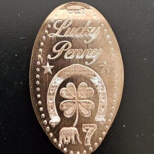 Lucky Penny Elongated Pennies Pressed Smashed Penny Dimes Pressed Nickel for Your Event, Elongate...