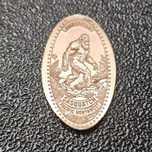 Sasquatch Pressed Penny Elongated coin