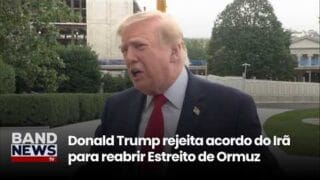 Donald Trump rejeita acordo do Irã para reabrir o Estreito de Ormuz