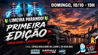 Limeira sediará o 1º Encontro Asphalt Legends 019 com exposição de carros rebaixados e ação beneficente