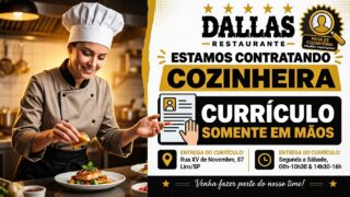 Dallas Restaurante Abre Vaga para Cozinheira em Lins