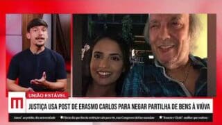 Justiça usa post de Erasmo Carlos para negar meação de bens à viúva: entenda o impacto no Direito de Família