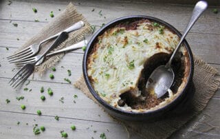 Vegan Lentil Cottage Pie by Anastasia, Kind Earth