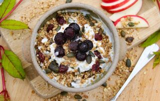 Woman's balance granola recipe