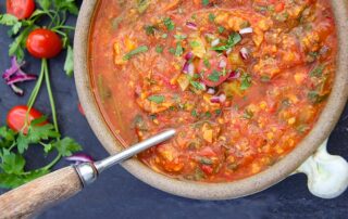 roast tomato parsley soup