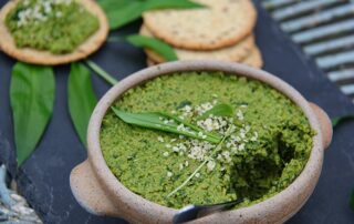 wild garlic olive tapenade