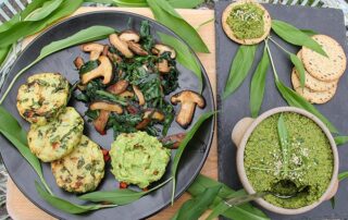 wild garlic recipes 3 vegan ways