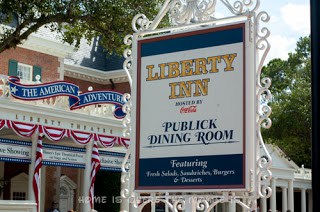 The Liberty Inn is a quick-service restaurant in the American Adventure, Epcot The Liberty Inn is a quick-service restaurant in the American Adventure, Epcot