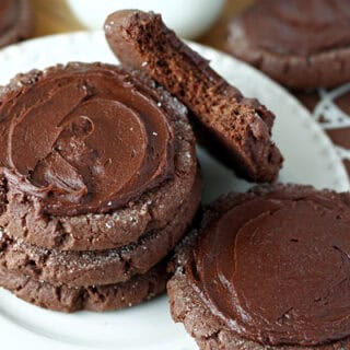 The Best Chocolate Frosted Sugar Cookies