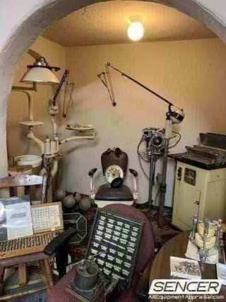 Antique dental office equipment (1875-1909)