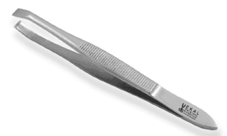 Broad tipped tweezers