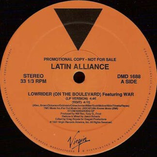 Latin Alliance - Lowrider (On The Boulevard) (12", Promo)