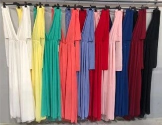 vestido multiposicion gasa boda dama honor