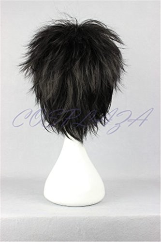 COSPLAZA Cosplay Wig Short Spiky Black Heat Resistant Synthetic Hair - Image 4