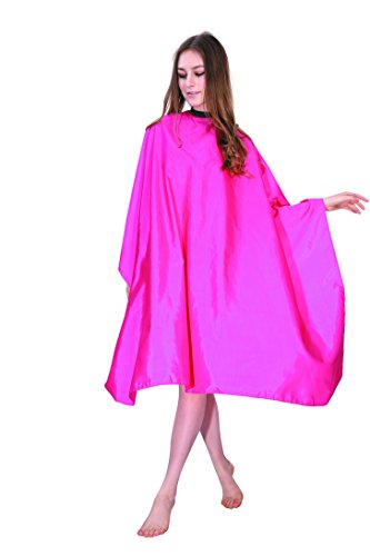 UOMO Multipurpose Classic Polyester Solid Hair Cutting Salon Cape with Adjustable Neck Closure