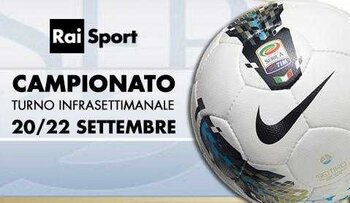 Rai Sport: serie A, primo turno infrasettimanale | Digitale terrestre: Dtti.it