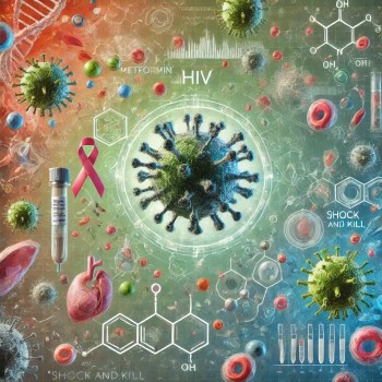 Medicamento contra o HIV, a metformina, pode ajudar a controlar os reservatórios de HIV