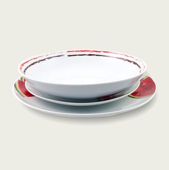 Set 18 Piatti Fruit Anguria