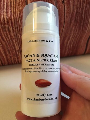 Argan & Squalane Neck cream from Chambers & Co.