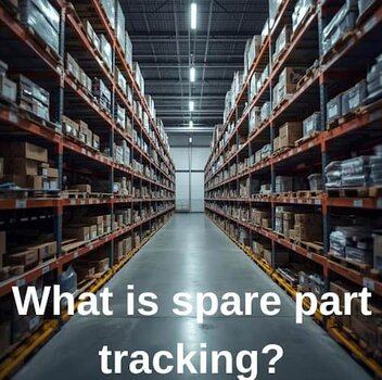 eWorkOrders CMMS Spare Parts Inventory management system showing organized stock levels for efficient maintenance operations.
