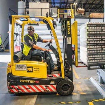 Forklift maintenance checklist illustration