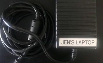 Labeled Power Adapter