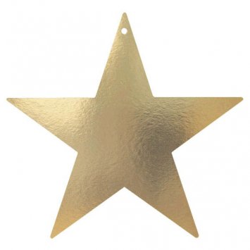 Gold Foil Star Cutouts