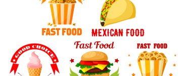 image of food items typically served at fast food franchises