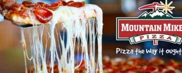 the logo for mountain mike's pizza franchise