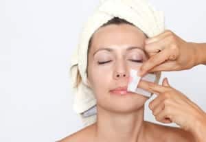 facial waxing