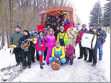 Märkischer Bote Zampern in Schorbus am 5. Januar 2019