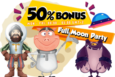 50% Bonus Full Moon Party