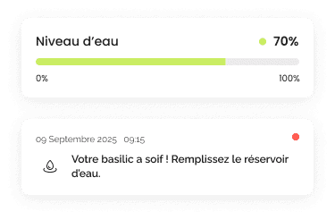 Avancement du niveau d'eau