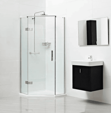 designing a small bathroom - shower