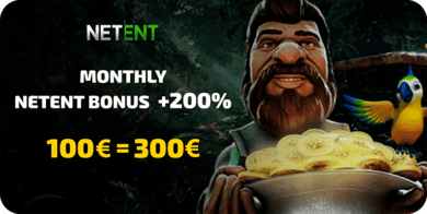 200% NETENT Bonus