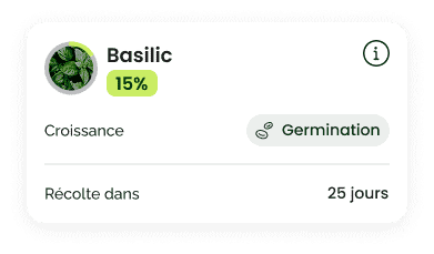 Données de l'application cultive sur les croissances des recharges