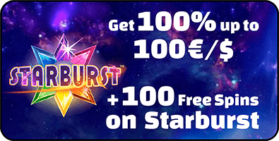 100% bonus and 100 free spins 