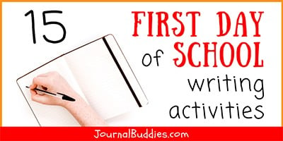 3 Simple Writing Activities for the First Weeks of School 2-3 