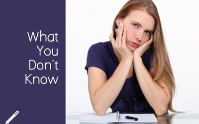 What You Don’t Know