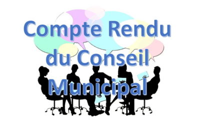 Délibération : Procès Verbal du Conseil Municipal du 4 août 2026