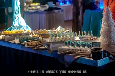 Frozen Fireworks Dessert Party Spread Frozen Fireworks Dessert Party Spread