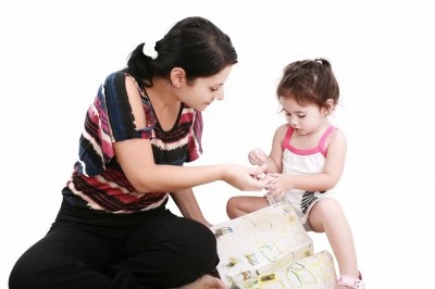 Baby Sign Language. Child Learning. Image courtesy of David Castillo Dominici at FreeDigitalPhotos.net