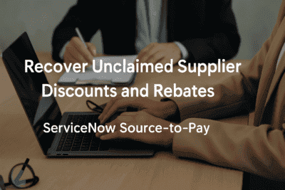 Recover Unclaimed Supplier Discounts and Rebates