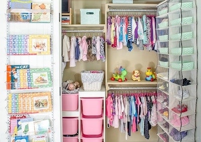 Nursery Organization: Baby Clothes Storage