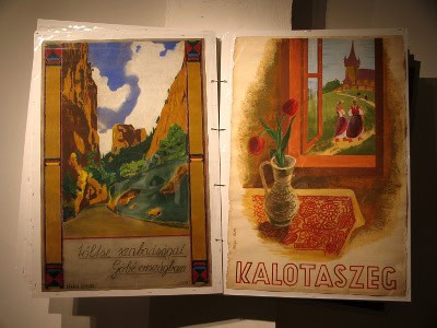 Két, a magyar idegenforgalmi hivatal által készíttetett az erdélyi turizmust népszerűsítő plakát, 1940-ből - Forrás: erdelyikepek.blogspot.hu