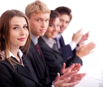 Clapping Employees