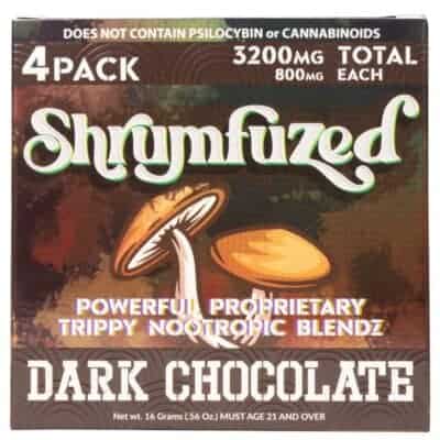 Shrumfuzed Nootropic Mushroom Gummies 4 Piece - Dark Chocolate